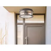 Kichler Elstead Ashland Bay Außen-Deckenleuchte E27 Verwittertes Zink IP44