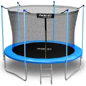 Neo-Sport Gartentrampolin 183 cm (6 Fuß) mit Innennetz und Leiter