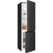 Exquisit 253 L No Frost Kühl-Gefrierkombination | Energieklasse C | Leise 39 dB | 180 cm | Freistehend | KGC5265-70-NF-040C inoxlook-az | Edelstahl-Optik
