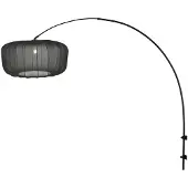 Steinhauer Wandlampe Sparkled Light, schwarz, für Wohn- / Esszimmer, Metall, Modern, Wandleuchte, Wandlampe Innen