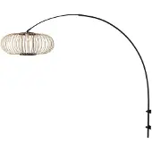Steinhauer Wandlampe Sparkled Light, schwarz, für Wohn- / Esszimmer, Metall, Wandleuchte, Wandlampe Innen