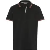 Bruno Banani Poloshirt "Piqué-Shirt mit Logo-Print für Jungen" Basic-Passform, Kurzarm, mit Knopfleiste, mit Logodruck