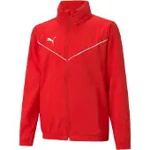 Puma Teamrise All Weather Jacket Jr red-white (01) 176