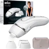 Braun IPL-Haarentferner "Silk·expert Pro 3 PL3020 (Modell 2026) PL3230 (Modell 2025)" pro Minute bis zu 100 Lichtimpulse 3 Aufsätze, mit Aufbewahrungstasche