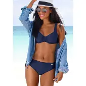 LASCANA Bügel-Bikini "Annelie" mit seitlich geraffter Bikinihose