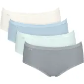 Sloggi Midislip "Basic+ Midi" 4er Pack, perfekter Sitz, besonders weiche Nähte, Multipack