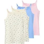 Name it Floral Ärmelloses Baselayer 4 Einheiten