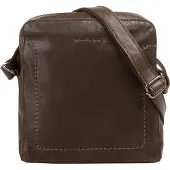 Harold's Leder Umhängetasche Caugio Crossbag Brown dunkelbraun