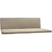 Beautissu Hollywoodschaukelauflage 3 Sitzer 2er Set Loft HS, 180x50cm, Natur