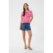 Kaffe Kurzarm-Bluse KAlokia Kurzarm-Bluse Relaxed fit