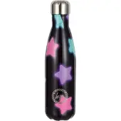 Hype Thermo-Wasserflasche Multi Star Galaxy Druck | Edelstahl Auslaufsichere Flasche
