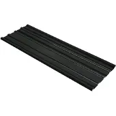 vidaXL Dachpaneel 12 stk. Anthrazit 129 x 45 cm Verzinkter Stahl