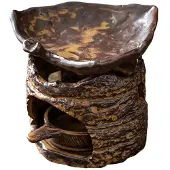 Tlily Wachsschmelzbrenner im Retro-Stil, Ölbrenner, Teelichthalter, Ornament, Geschenk