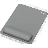 Fellowes Mauspad Breyta XL, mit Handgelenkauflage und Microban-Schutz, Gummi, L 280 x B 210 x H 17,5 mm, grau