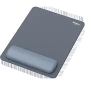 Fellowes Mauspad Breyta XL, mit Handgelenkauflage und Microban-Schutz, Gummi, L 280 x B 210 x H 17,5 mm, marineblau