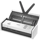 Brother ADS-1300, 215,9 x 355,6 mm, 600 x 600 DPI, 1200 x 1200 DPI, 7 Seiten pro Minute, ADF-Scanner, Weiß