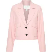 B.young Blusenblazer "Blazer BYDANTA", Damen, Gr. 40, rosa (roseate spoonbill melange), Obermaterial: 88% Polyester PES. 8% Viskose CV. 4% Elasthan EL., Blazer Blusenblazer