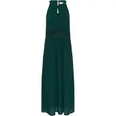 Kaffe Midikleid "Damen Kleid KAbelle", Damen, Gr. 38, N-Gr, grün (mediterrania cc), Obermaterial: 100% Polyester PES., Kleider Midikleid