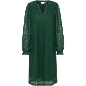 Kaffe Jerseykleid "Damen Jerseykleid KAmaria", Damen, Gr. M, N-Gr, grün (dunkelgrün), Obermaterial: 90% Polyamid PA. 10% Elasthan EL., Kleider Jerseykleid