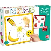 Jumbo Goula - 6 Color Puzzles, 30 Stück(e), Ausbildung, 2 Jahr(e)