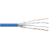 InLine Patchkabel Cat.6 S/FTP (PiMf), blau, AWG27, PVC, CU, 100m, 100 m, Cat6, S/FTP (S-STP), Blau