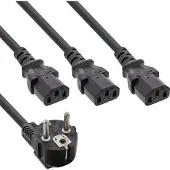InLine Netz-Y-Kabel