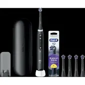 Oral-B iO 5N Schwarz + 4 Aufsteckbürsten für weißere Zähne