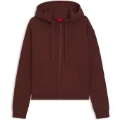 HUGO Hoodie aus Baumwoll-Terry mit Reißverschluss und Logo-Stickerei Grösse S