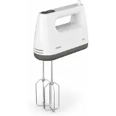 Aiwa Tesaberu, Handmixer, Grau, Weiß, Whisking, Kneten, Schlagen, 1,5 m, Tasten, Leiter, Kunststoff