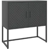 vidaXL Sideboard Anthrazit 75x35x75 cm Stahl