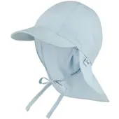 Sterntaler Schirmmütze mit Nackenschutz einfarbig in bleu | Gr.: 49 cm