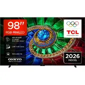 TCL RM7L 98RM7L, 2,49 m (98"), 3840 x 2160 Pixel, RGB-Mini LED, Smart-TV, WLAN, Schwarz