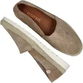 Verbenas Damen Espadrilles Noa - Taupe - Größe 36