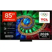 TCL RM7L 85RM7L, 2,16 m (85"), 3840 x 2160 Pixel, RGB-Mini LED, Smart-TV, WLAN, Schwarz
