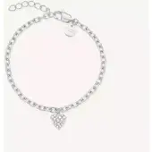 Rosefield - ARMBAND - Massives Herz - silber