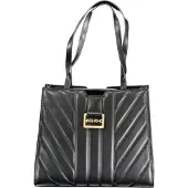 Valentino Elegante schwarze Damentasche mit abnehmbarem Kettengurt & Fächern