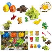 Trifox Knetmasse mit Dinosaurier-Formen –