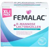 Apogepha Arzneimittel GmbH FEMALAC D-Mannose + Lactobazillen Pulver zum Erhalt normaler Schleimhäute, 28 St. Beutel