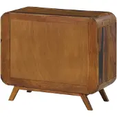MASSIVMOEBEL24.DE MASSIVMOEBEL24 Kommode Sheesham 90x40x75 dunkelbraun lackiert MAILAND #203