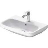 Duravit Waschtisch DuraStyle 650 mm mit ÜL, mit HLB, 1 HL, weiß