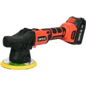 YATO YT-82920, Rotierende Autopoliermaschine, 5000 RPM, Schwarz, Rot, 1,8 kg, Akku