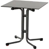 Siena Garden Sola Klapptisch 60x60 cm, anthrazit, Tischplatte aus HPL