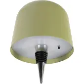 Leitmotiv - Tischleuchte Cone Hat Led - Tee grün - Ø10cm Tischlampe - Nachttischlampe, Wohnzimmer, Schlafzimmer