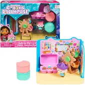 Gabby's Dollhouse DREAMWORKS - Deluxe Raum, Craft-a-riffic-Room, Bastelzimmer mit Baby Box, Möbelstücken und thematischem Zubehör, Aktion/Abenteuer, 3 Jahr(e), Mehrfarbig