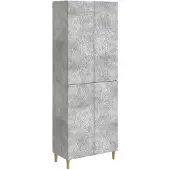 Syfax Schrankset 2 pcs Betongrau Holzwerkstoff