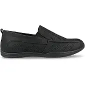 Permani Herren Bequeme Mokassins Slip On Loafer Bresolin in Schwarz Gr.44