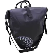 Filmer Gepäckträgertasche 25 Liter Wasserdicht Fahrradtasche Schwarz