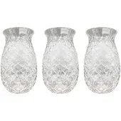 Melitt 3 Stück Ananas-Cocktailgläser, Geprägte Saftgläser für Cocktails und Getränke