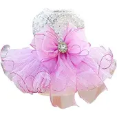 OEM Luxe Puppy Bruiloft Prinses Rok voor Kleine Honden und Katzen