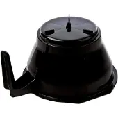 Markenlos Schwarze Kunststoff-Filterpfanne AC395